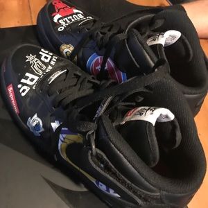 Black NBAxSupreme AF1 size 10